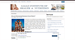 Desktop Screenshot of galloinstitute.org