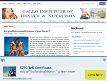Tablet Screenshot of galloinstitute.org